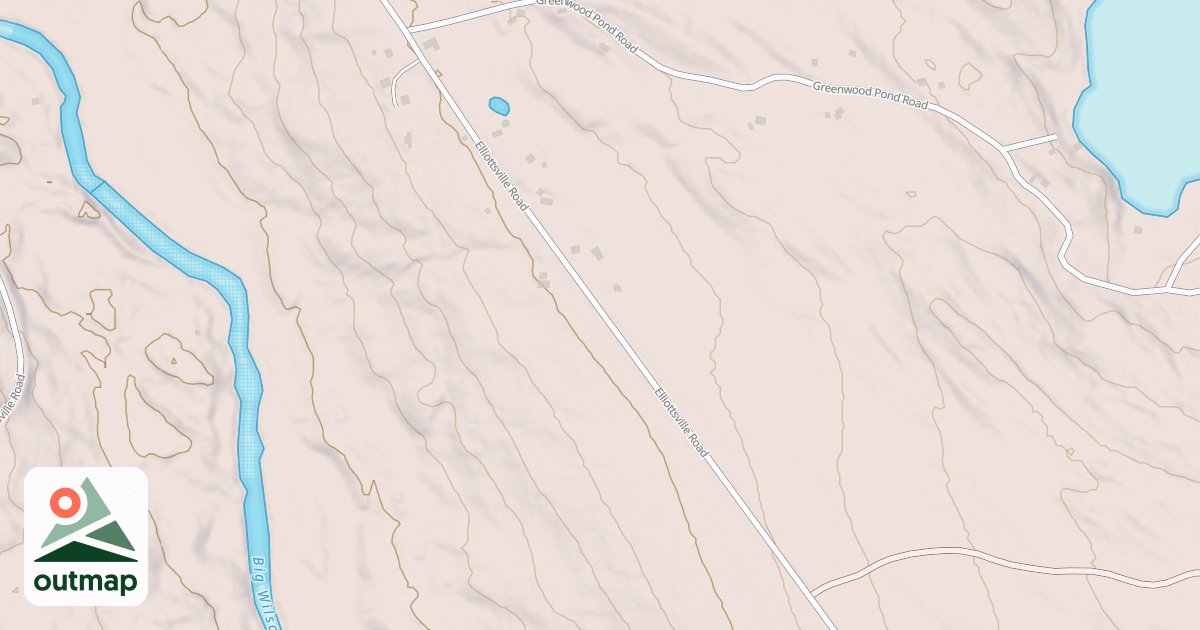 Map of Elliotsville Rd