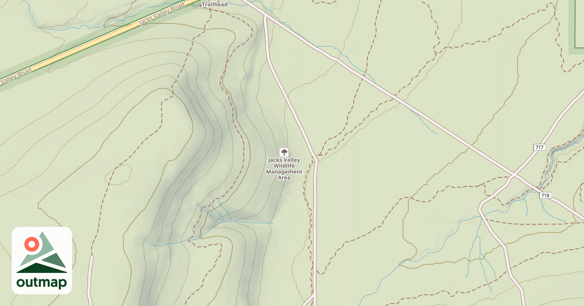 Map of WILDLIFE ROAD