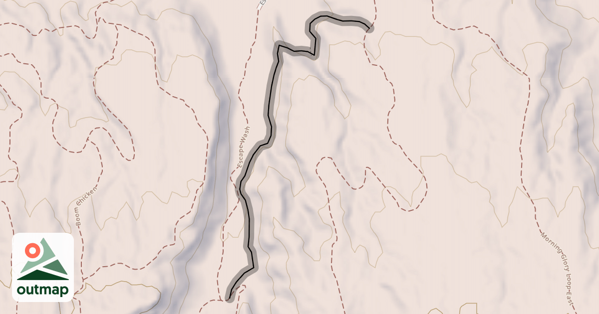 Map of Lower Middle Earth Trail
