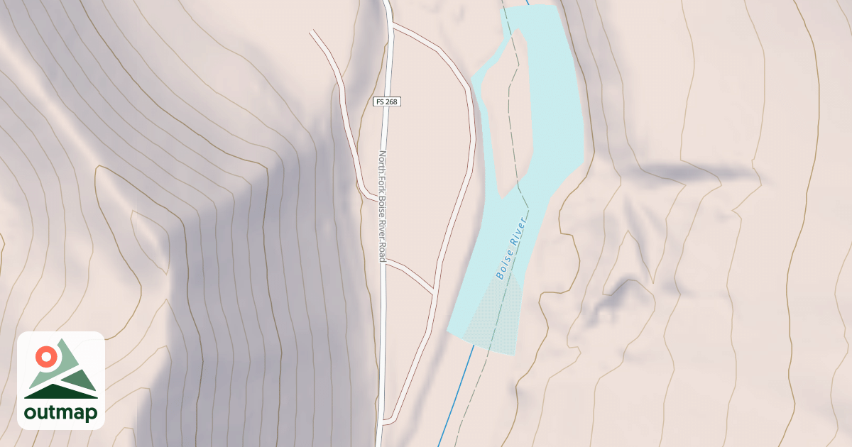 Map of GAUGING STATION