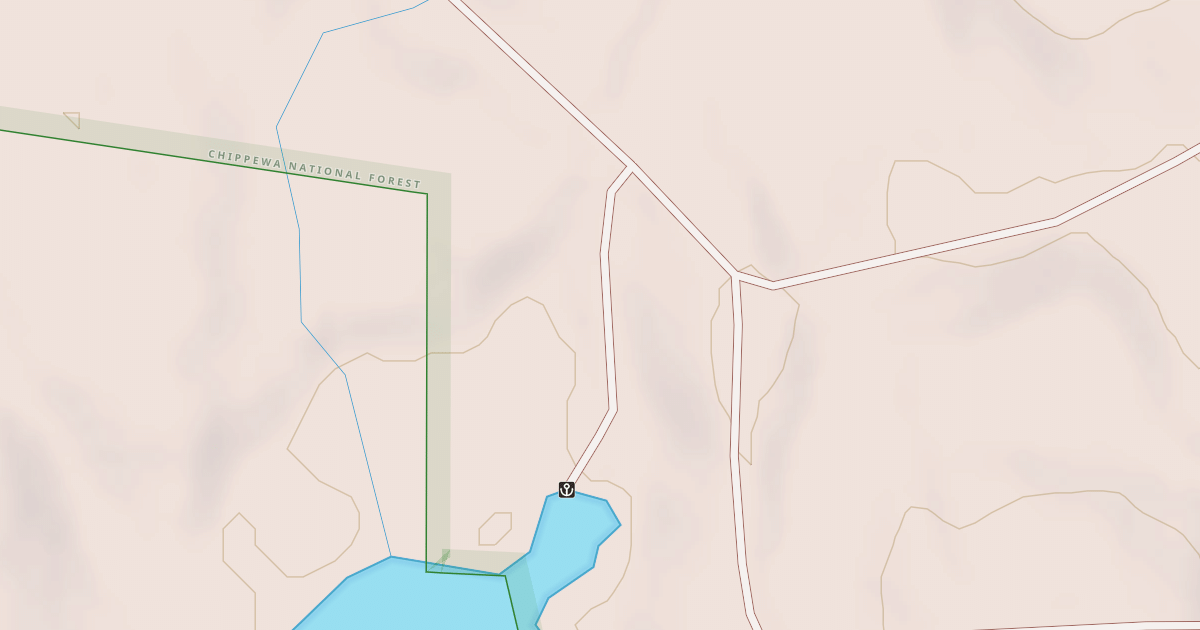 Map preview of HOVDE LAKE BOAT ACCESS