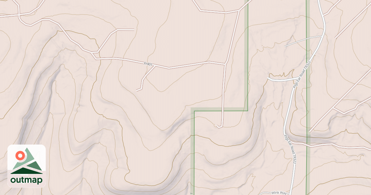 Map of PINE CAMP - A