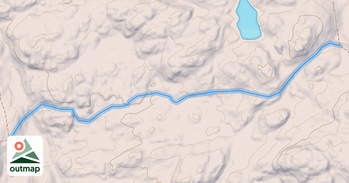 Map of Lake George Trail