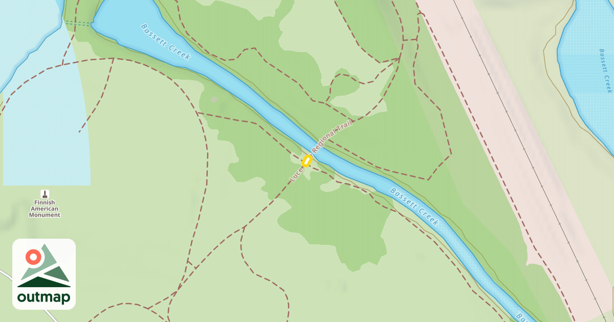 Map of Luce Line Regional Trail