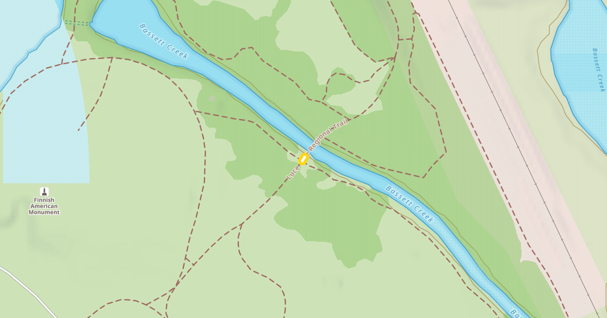 Map preview of Luce Line Regional Trail