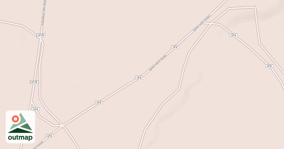 Map of West Higgins Route