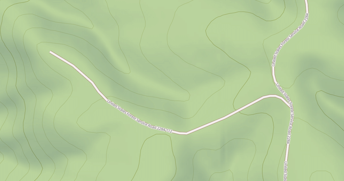 Map preview of USFS Motor Vehicle Use Map Roads {C76C7034-CB9C-4E44-8CF0-252A72D6D77E}
