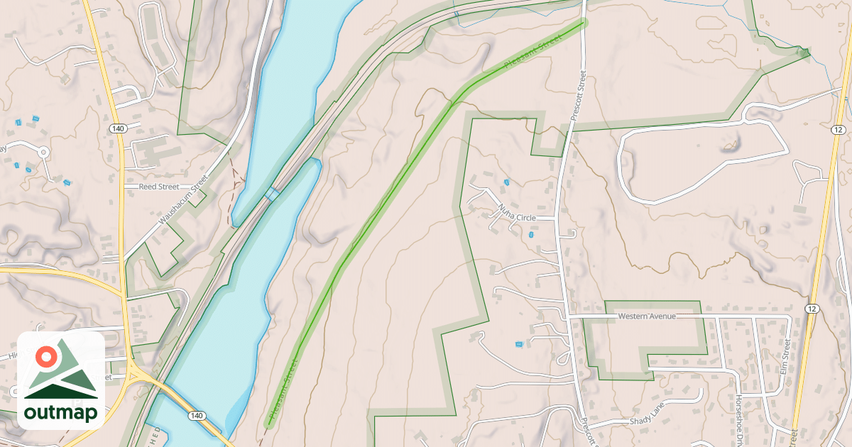 Map of Pleasant Street