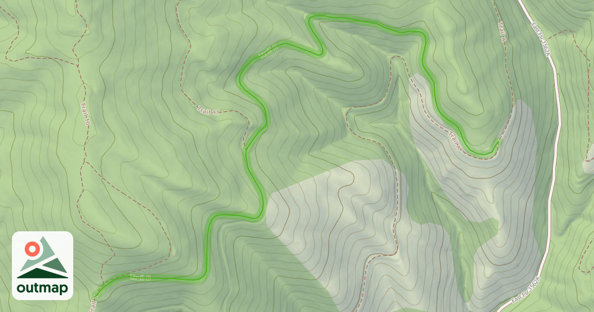 Map of Trail B