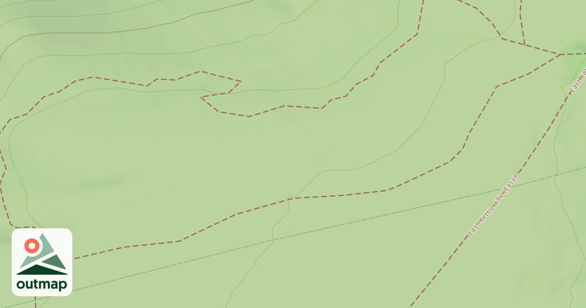 Map of East Kettle ATV Trail System