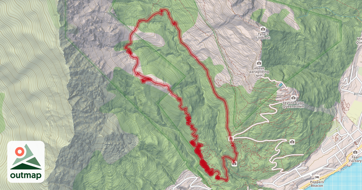 Map of Fernhill Loop