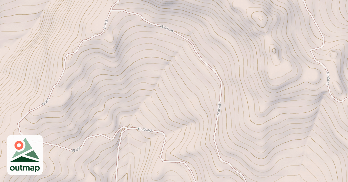 Map of MERREL SPRINGS
