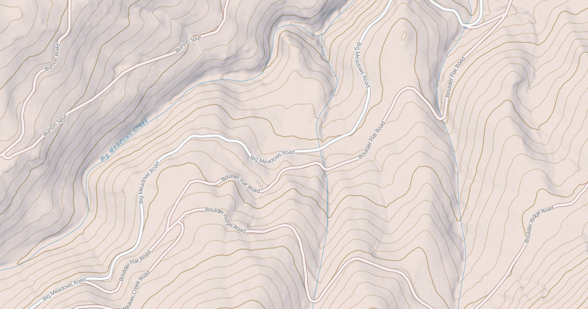 Map preview of BOULDER FLAT