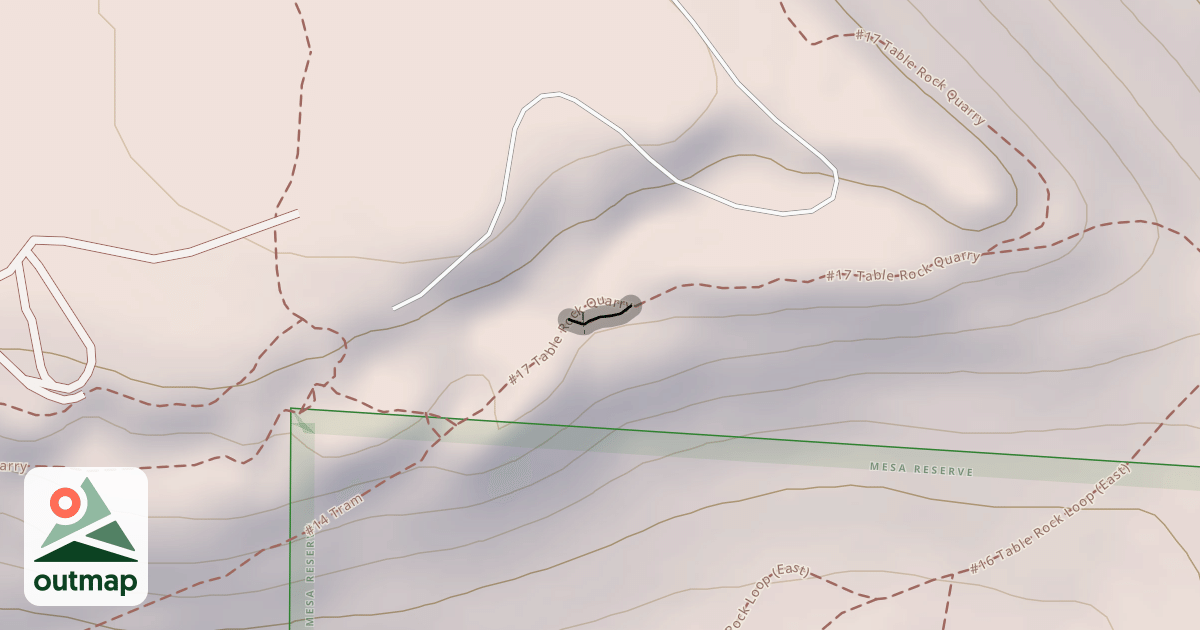 Map of #17 Table Rock Quarry