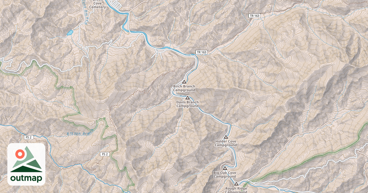 Map of TELLICO RIVER