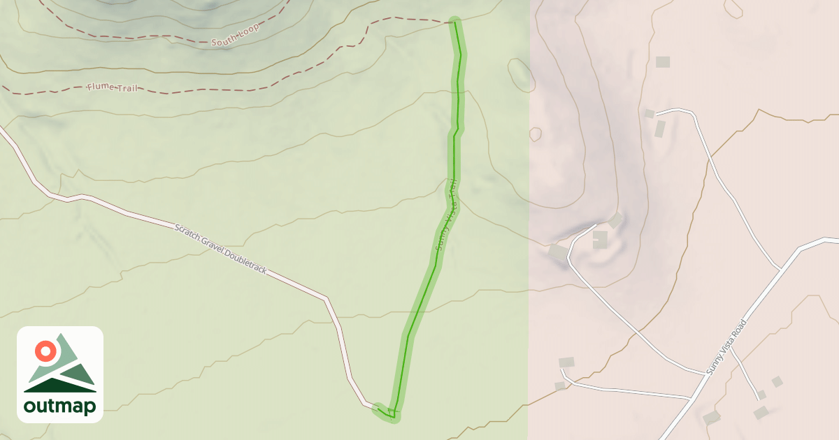 Map of Sunny Vista Trail