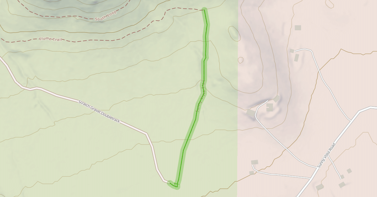 Map preview of Sunny Vista Trail