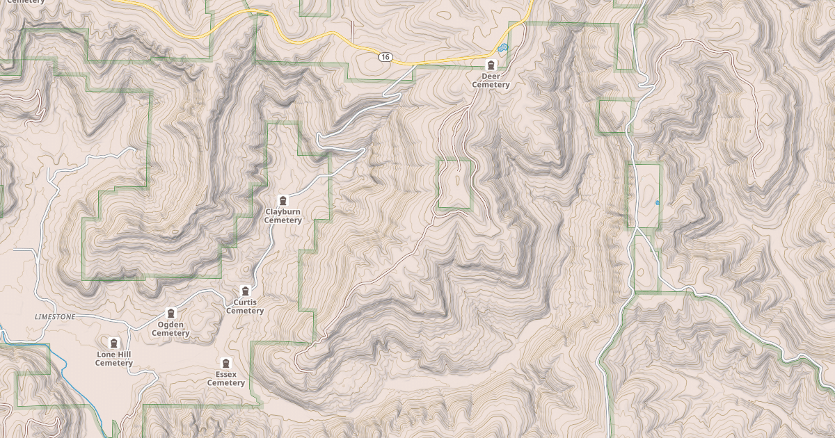 Map preview of DEER CEM