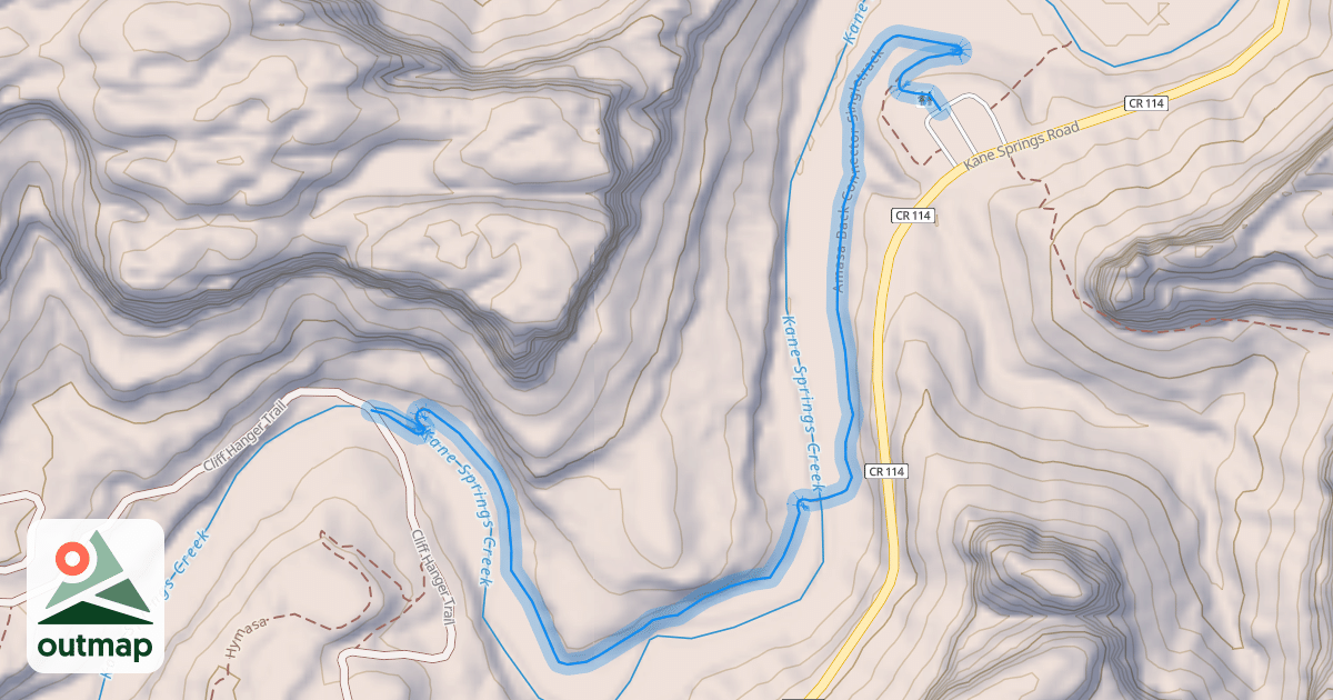 Map of Amasa Back Connector Trail