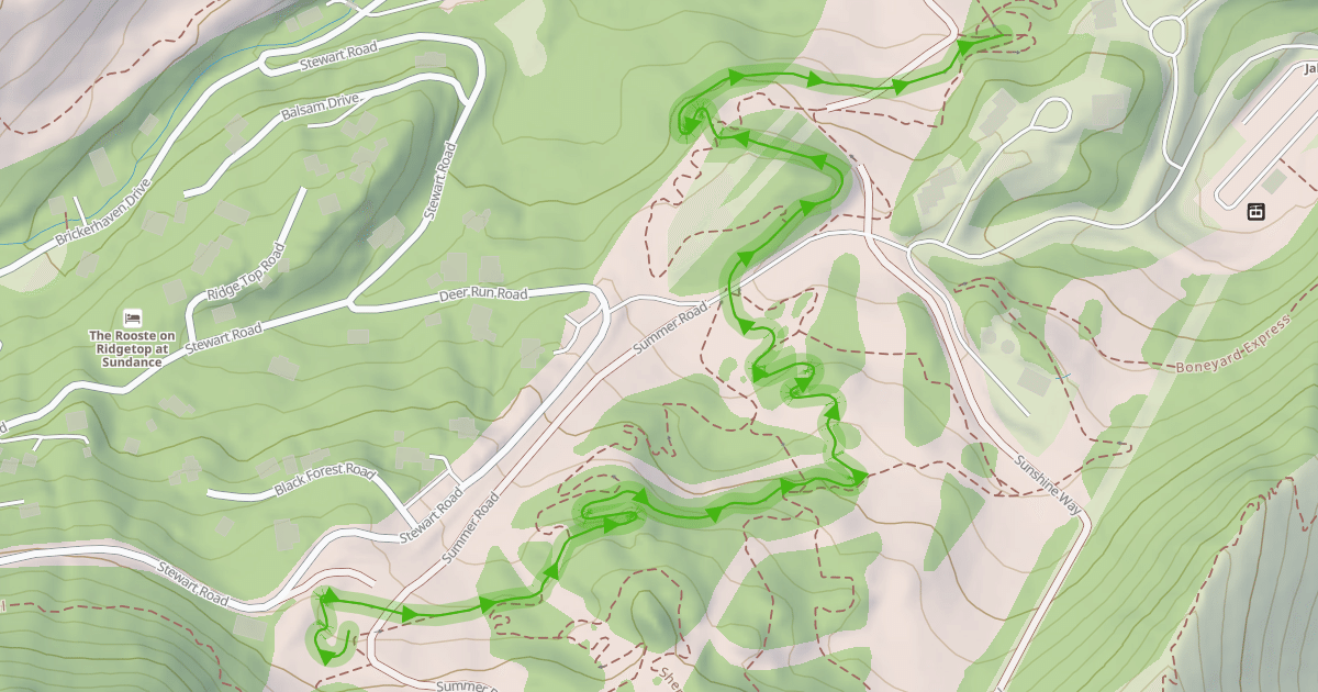 Map preview of Lower (Novice) Flow Trail