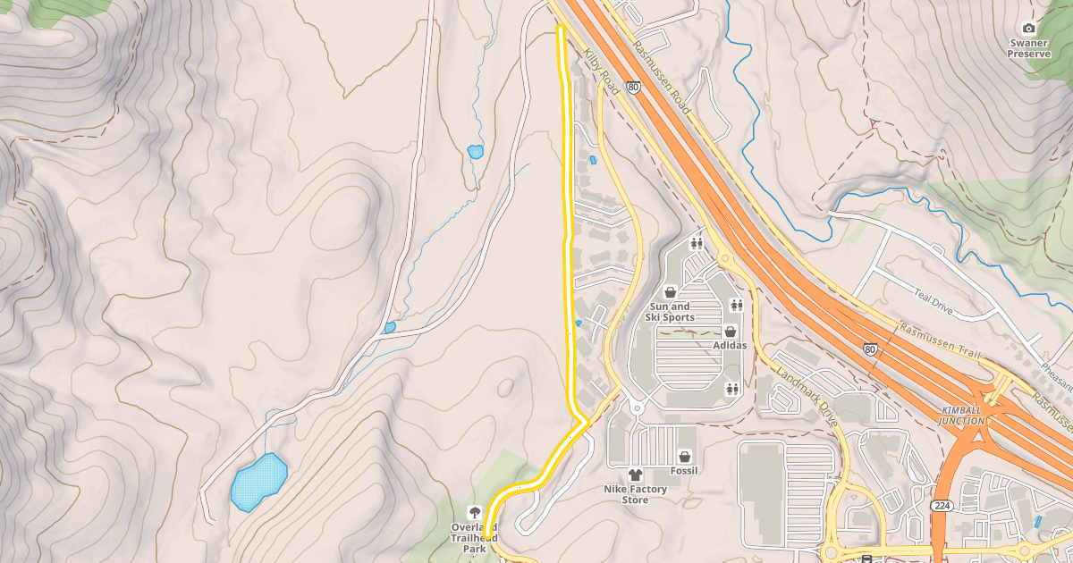 Map preview of Millennium Trail