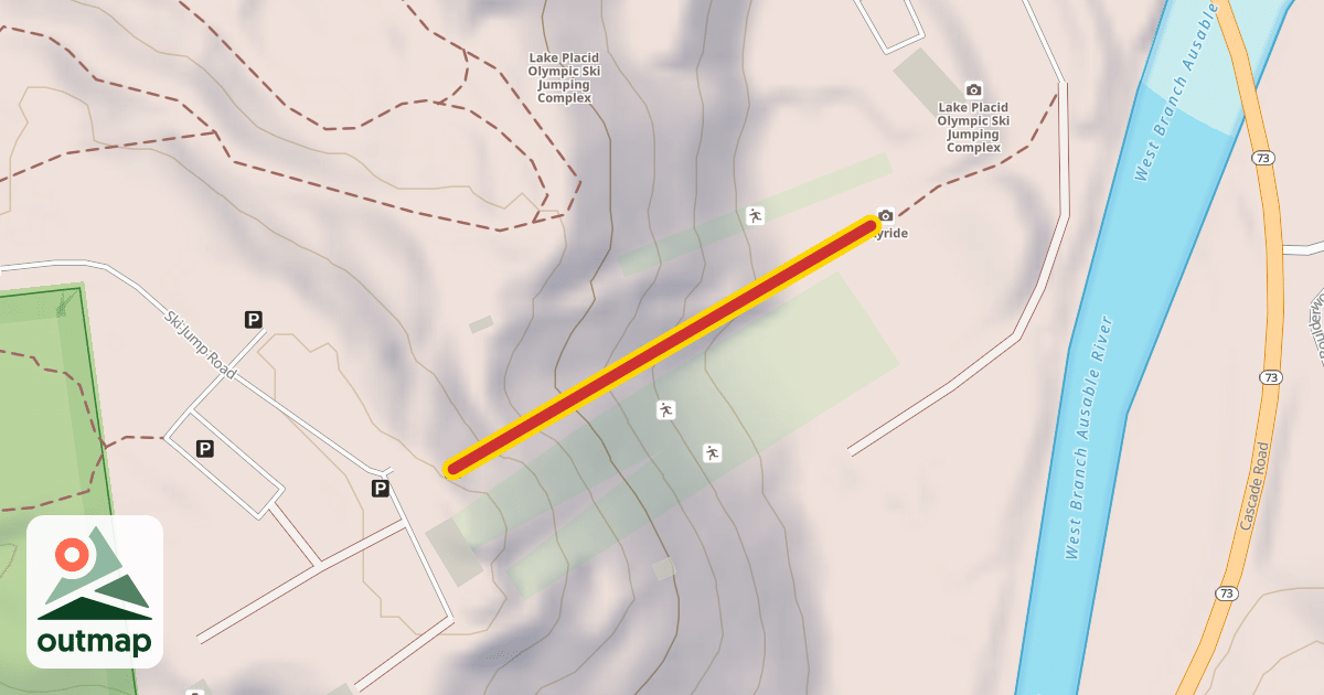 Map of Skyride