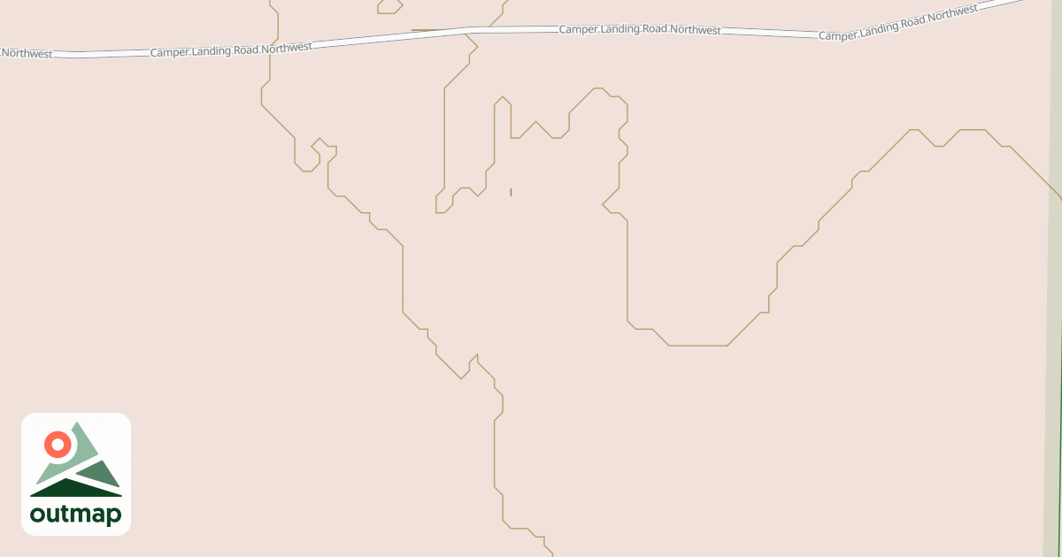 Map of CAMPER LANDING ROAD SPUR B
