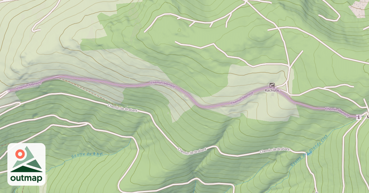Map of Chemin Mansuy