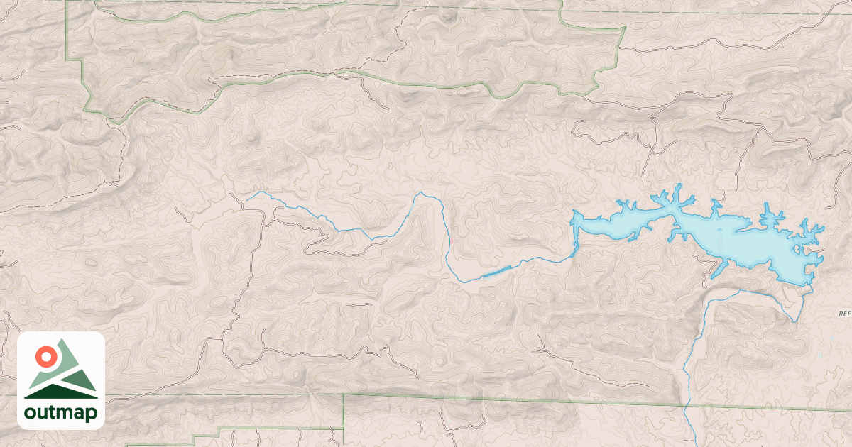 Map of ALUM FORK