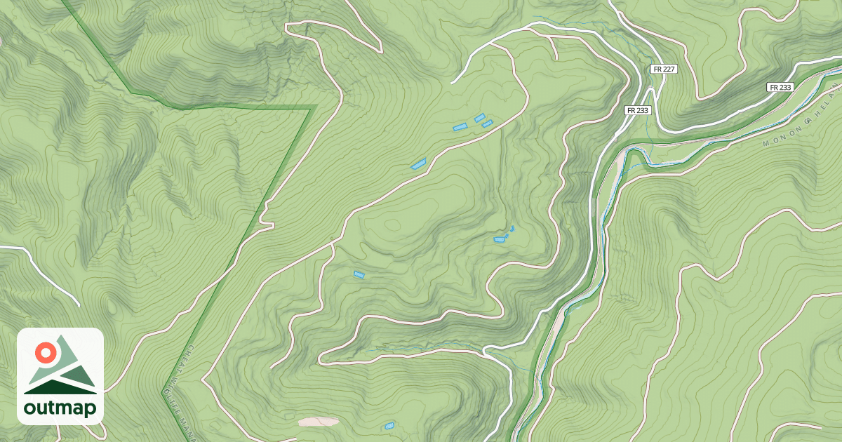 Map of HEARTH'S HILL