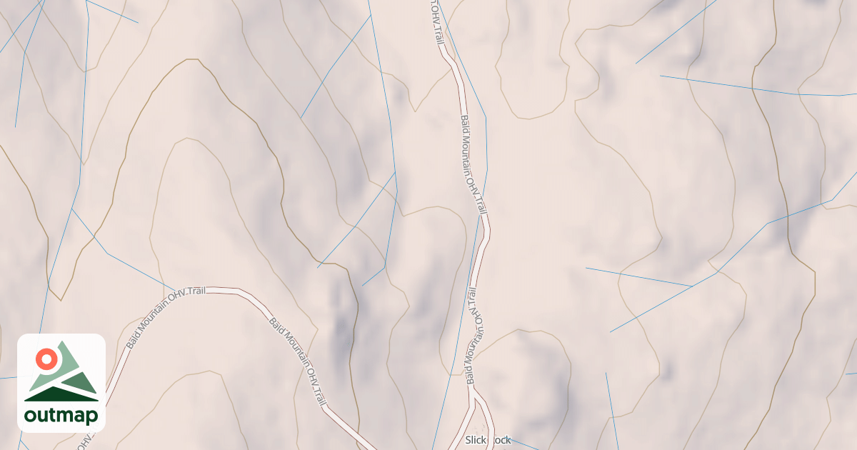 Map of Bald Mountain T6
