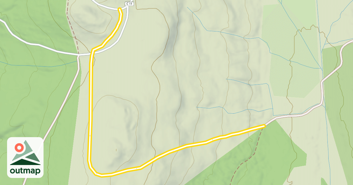 Map of Puy Merle