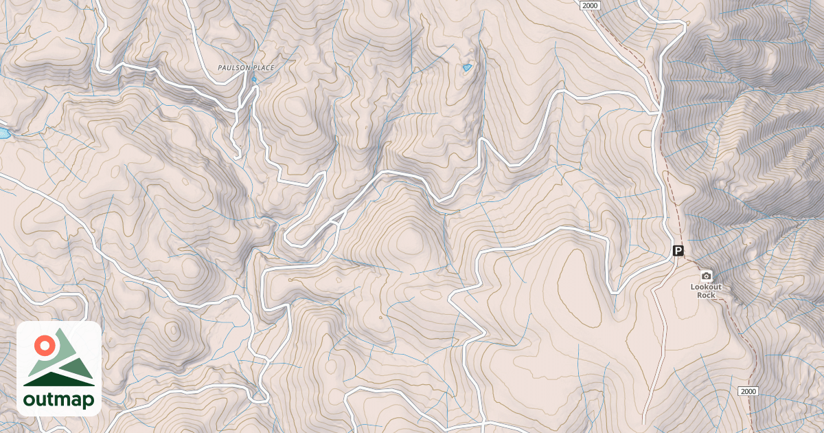Map of CHINA GULCH