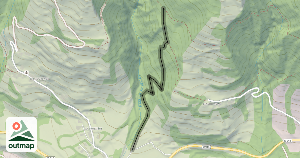 Map of Les 1000 Virages