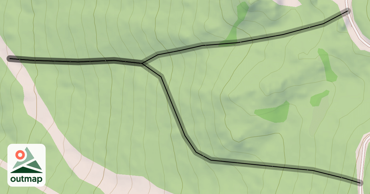 Map of Ski Ways Glades