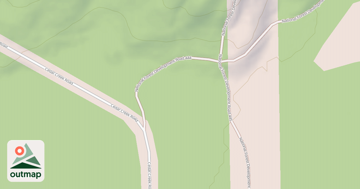 Map of USFS Motor Vehicle Use Map Roads {37034A87-3959-426B-B4F4-6AE5CD8F494E}