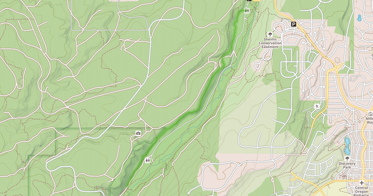 Map preview of Shevlin Loop Trail