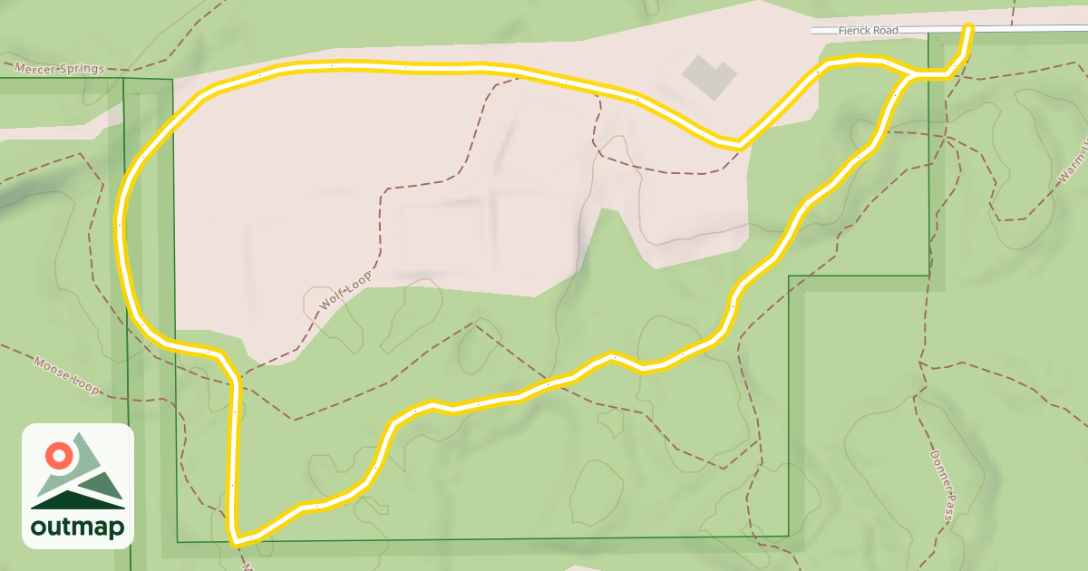 Map of Wolf Loop