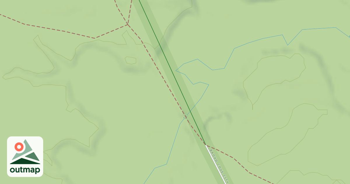 Map of Mast Yard Trails