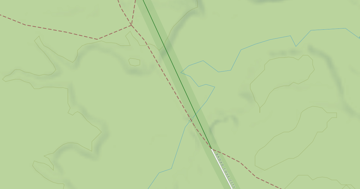 Map preview of Mast Yard Trails