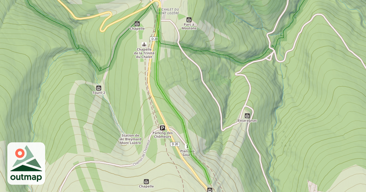 Map of Retour station