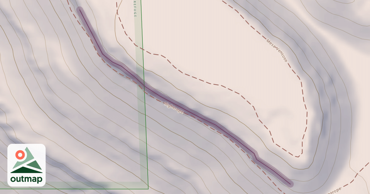 Map of Wallula Wall (Upper)