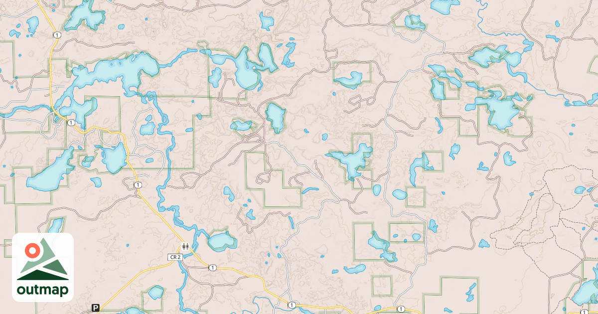 Map of DEEP LAKE