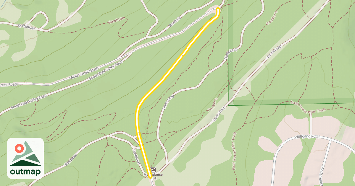 Map of Alder Creek Road