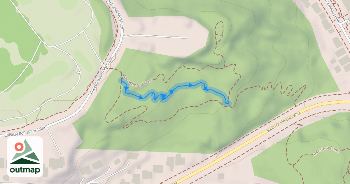 Map of Red Cedar Trail