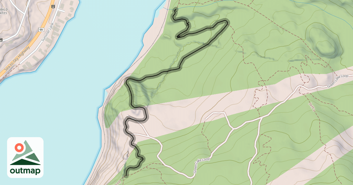 Map of Bring on the Weekend (Lower)