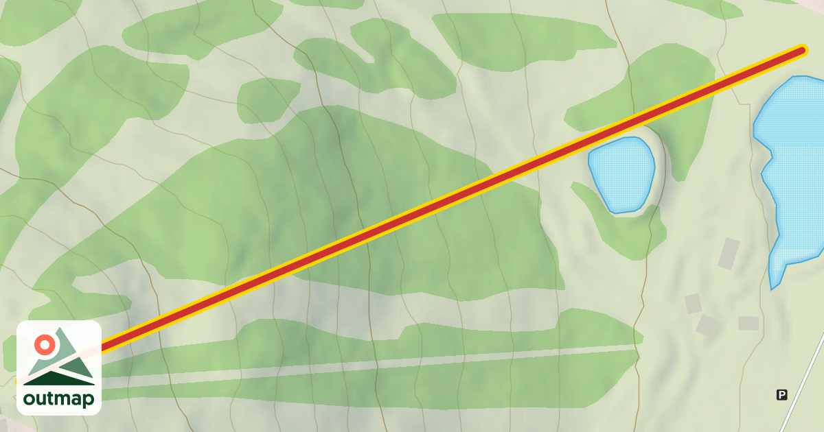 Map of Main Chairlift