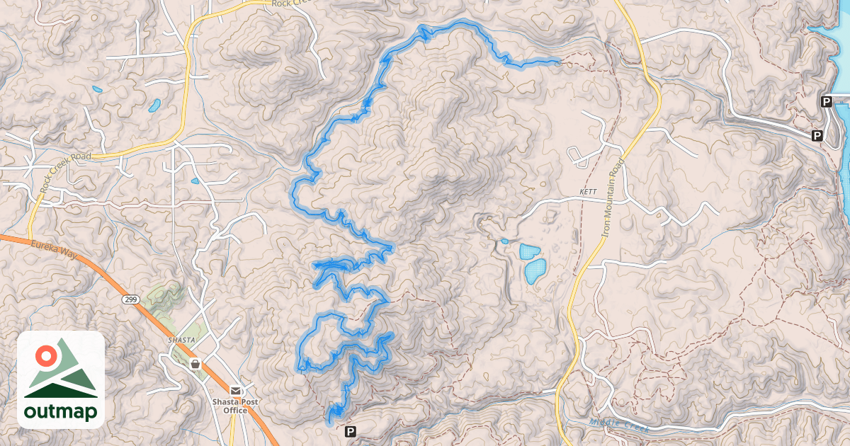 Map of French Fry Trail