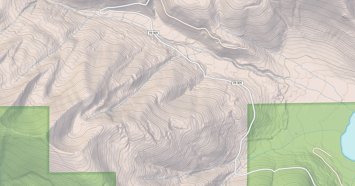 Map preview of CYCLONE CREEK MORAN CREEK