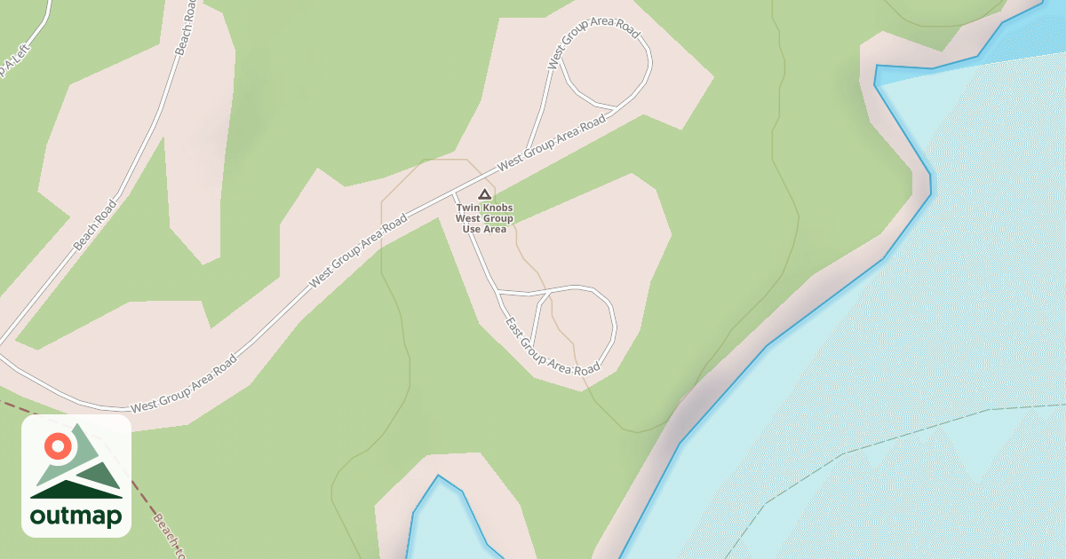 Map of SITE 2-CAVE RUN